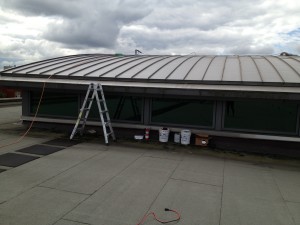 Water Leak Detection Around Window and Frames on Roof Top